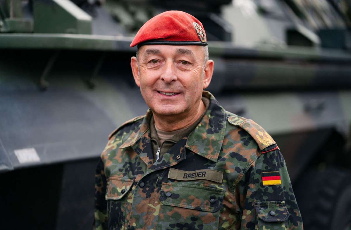 Ein General im Kanzleramt: Carsten Breuer ist Deutschlands Corona-Oberbefehlshaber. Foto: dpa/Nicolas Armer