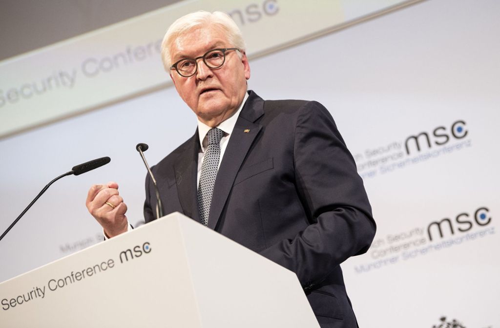 Münchner Sicherheitskonferenz: Frank-Walter Steinmeier warnt vor zerstörerischem Egoismus