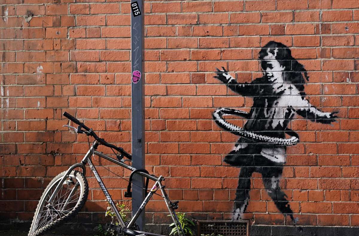 Aufmunterung für Nottingham: Neues Kunstwerk von Banksy in Großbritannien aufgetaucht