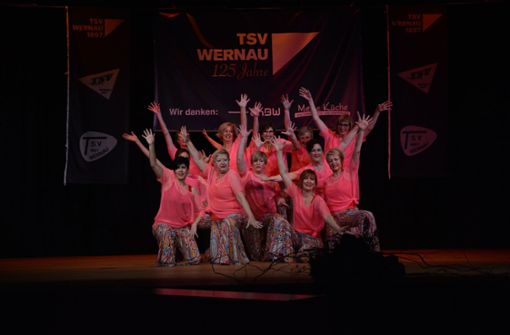 Auftritt der  Flashladies beim Festakt in Wernaus  Stadthalle Foto: /Philipp Braitinger