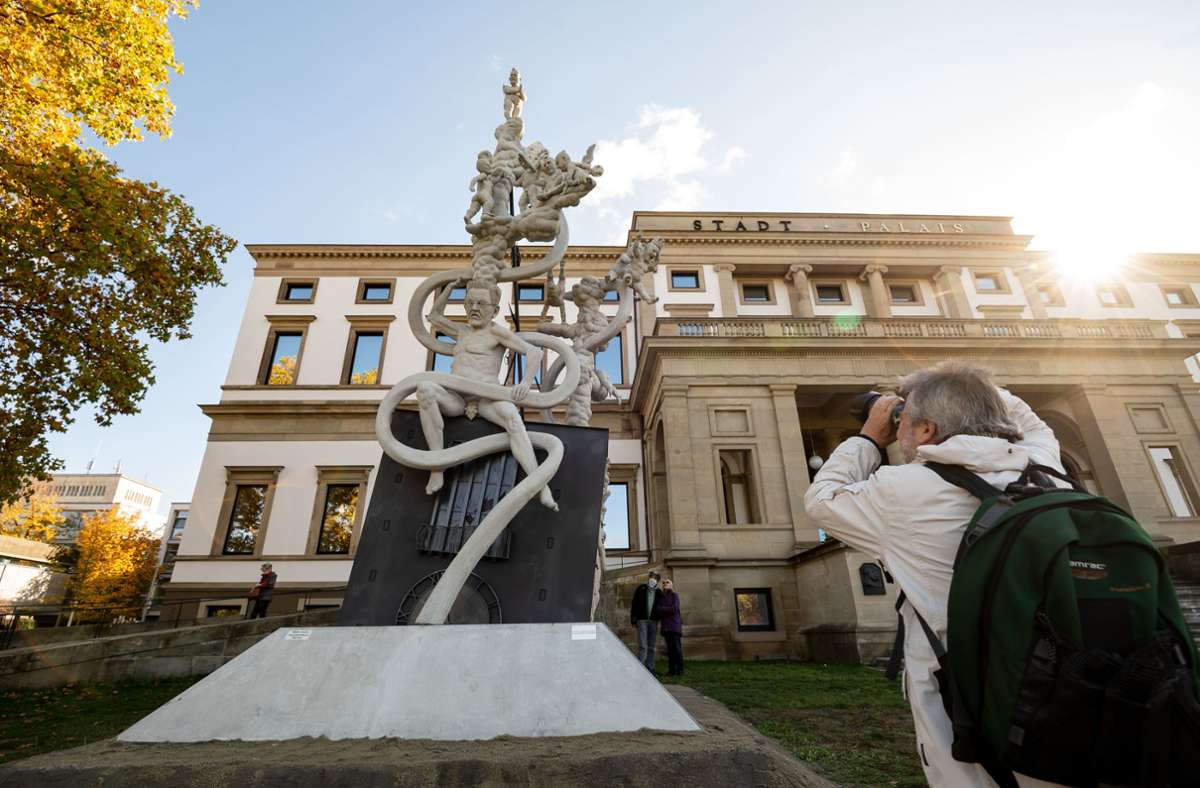 Peter Lenks Skulptur zu Stuttgart 21: Soll das  Kunst sein?