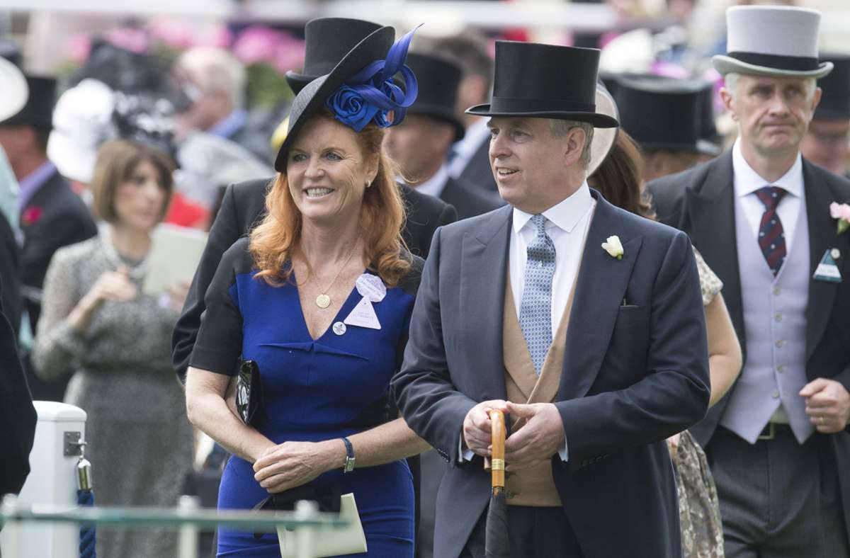 Prinz Andrew und seine Ex-Frau Sarah Ferguson im Jahr 2015.