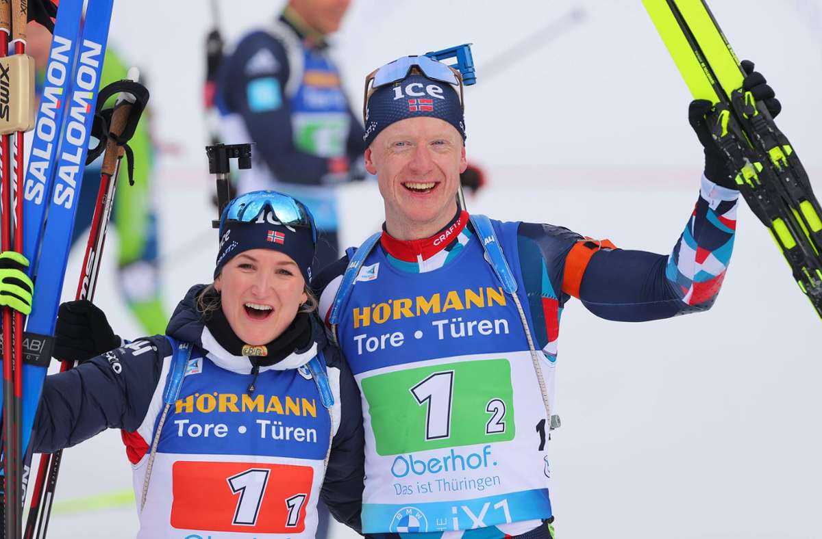 Biathlon-WM in Oberhof: Historischer Erfolg für norwegisches Team