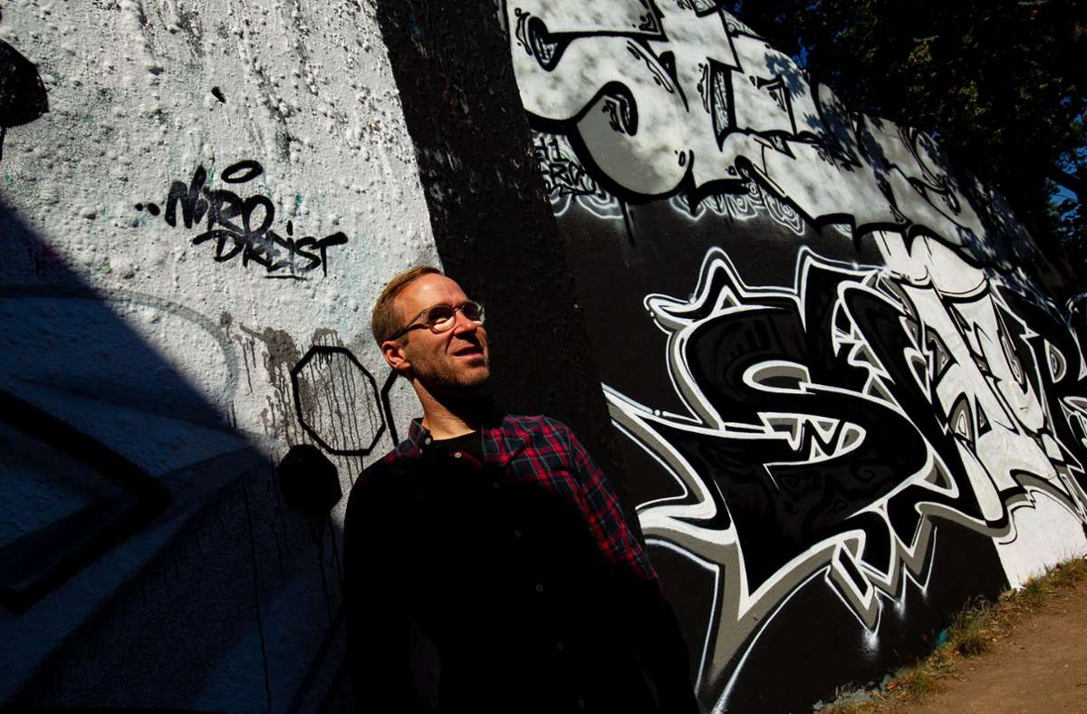 Man könne ein Graffiti auch einfach schön finden und müsse nicht jeden Code entschlüsseln, sagt Patrick Klein.