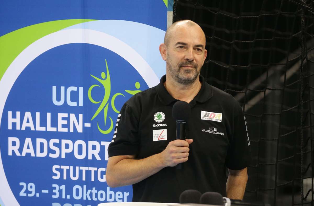 WM im Hallenradsport in Stuttgart: Beim Maute-Sprung soll die Halle in Stuttgart beben