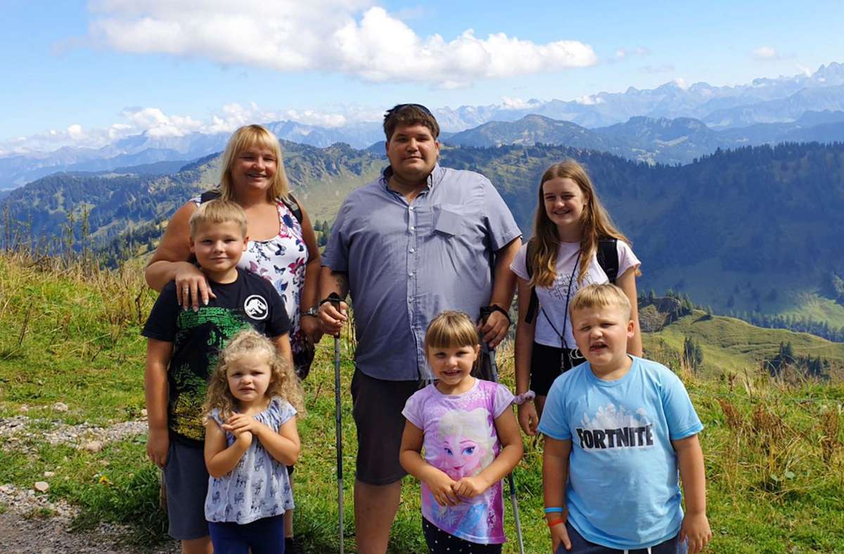 Siebenköpfige Familie aus Stetten: Als Großfamilie durch die Corona-Pandemie