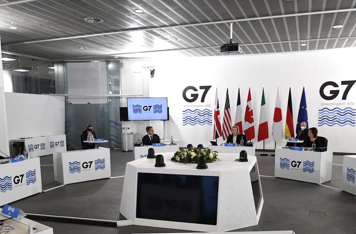 Annalena  Baerbock in Liverpool: G7-Außenminister beginnen Beratungen