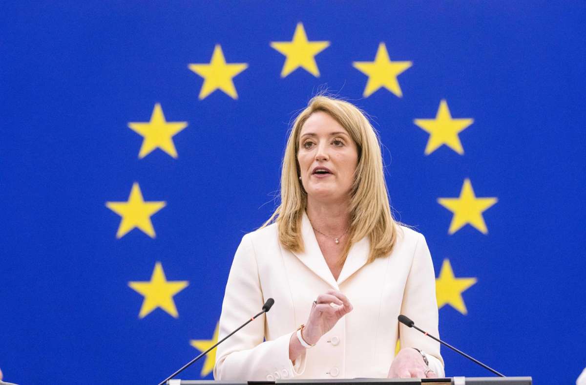 EU-Parlament: Roberta Metsola zur  Präsidentin gewählt