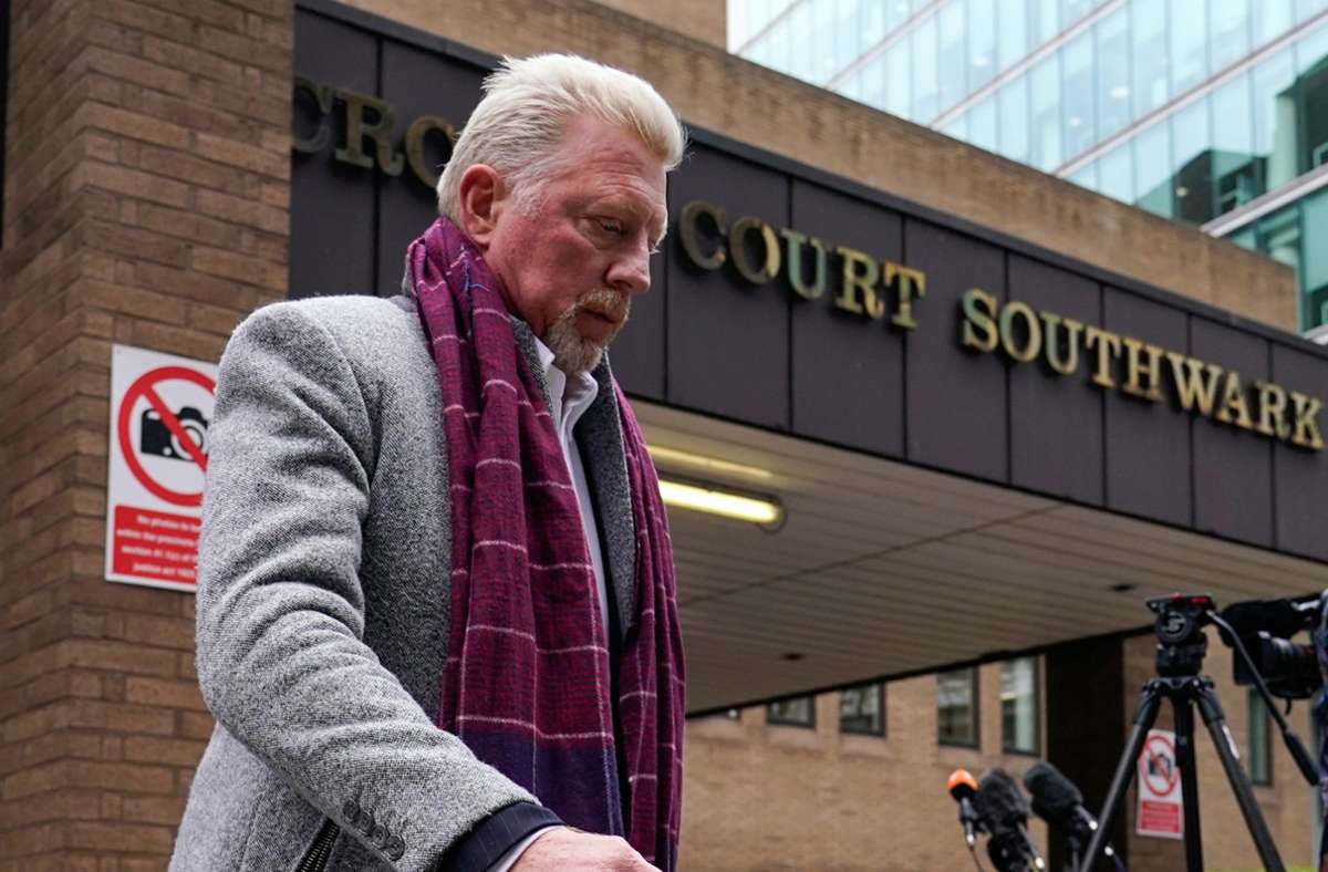 Ein Star vor Gericht: schwerer Gang für Boris Becker. Foto: dpa/Alberto Pezzali