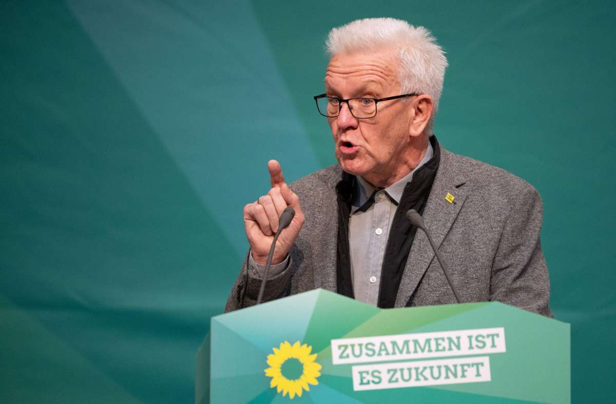 Debatte um Nachfolge: Neue Grünen-Spitze im Südwesten - Kretschmann will bis 2026 bleiben