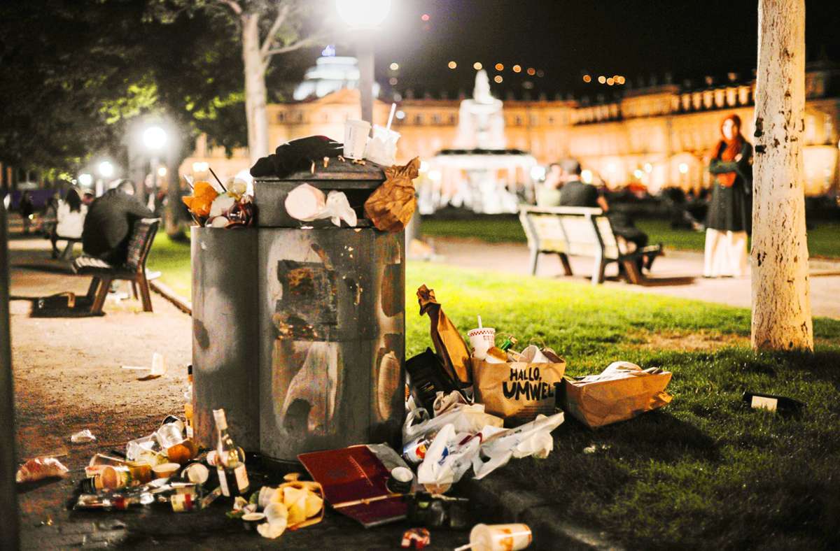 Müllproblem in Stuttgart: Das Verhalten ist eine Frechheit