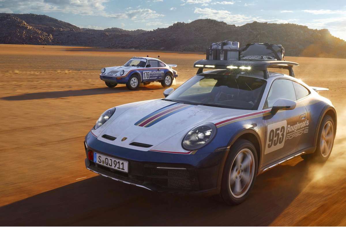 Der höher gelegte Porsche 911 Dakar gehört zu den Neuerungen aus Zuffenhausen.