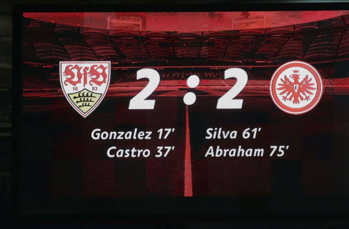 VfB Stuttgart gegen Eintracht Frankfurt: Ein starker Auftritt, aber zwei verlorene Punkte