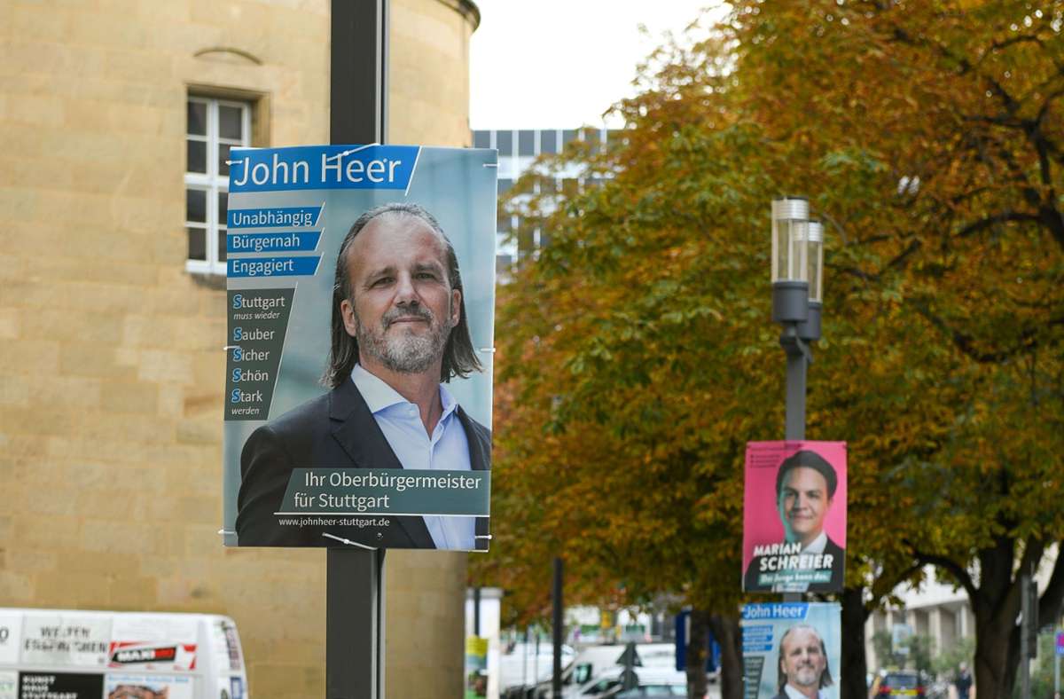 Zwei Ex-OB-Kandidaten im Clinch: Termin am Landgericht Stuttgart: John Heer verklagt Veronika Kienzle