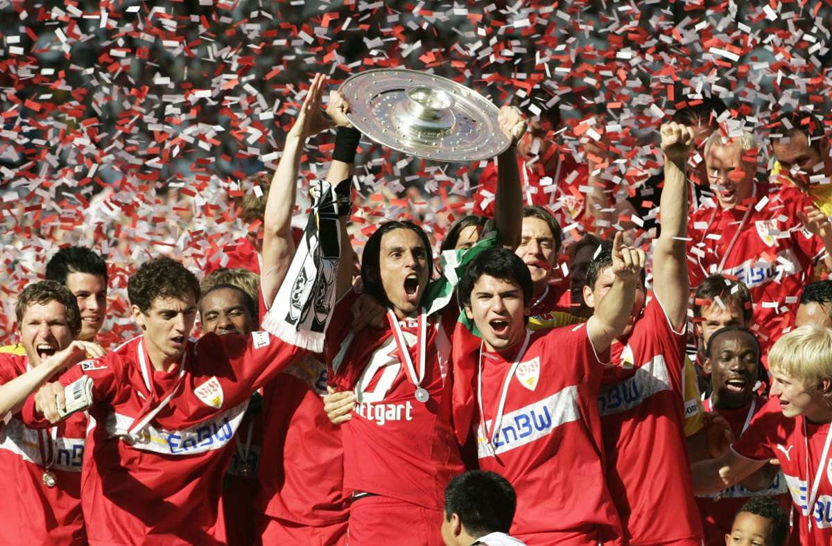 Meisterschaft VfB Stuttgart 2007: So emotional feierte Stuttgart den deutschen Meistertitel