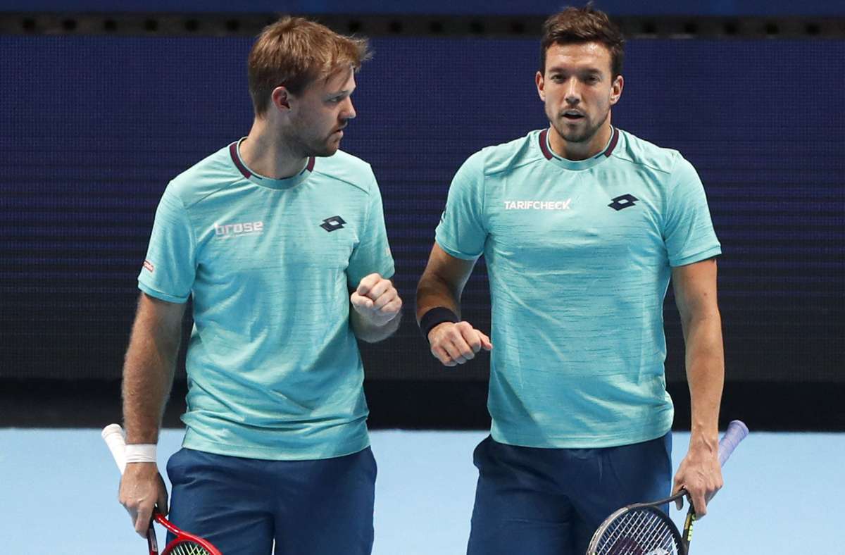 ATP Finals in London: Deutsches Tennis-Doppel Krawietz/Mies verpasst Halbfinale