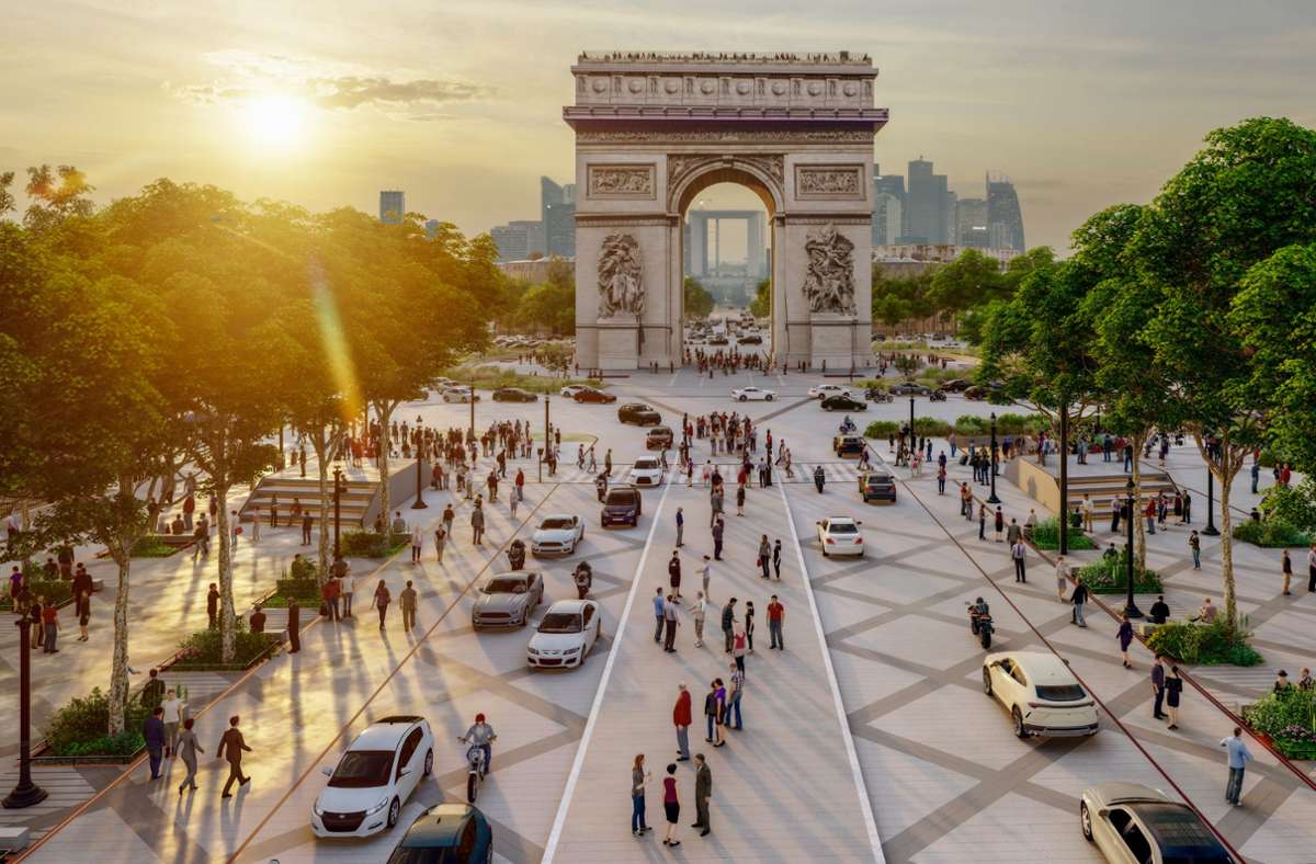 Paris gestaltet sich neu: Die Champs-Élysées sollen grüner werden