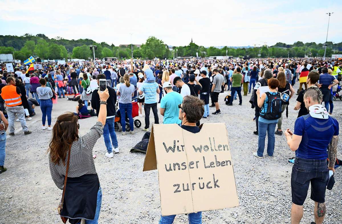 Coronademos in Stuttgart: Hier wird am Samstag in Stuttgart protestiert