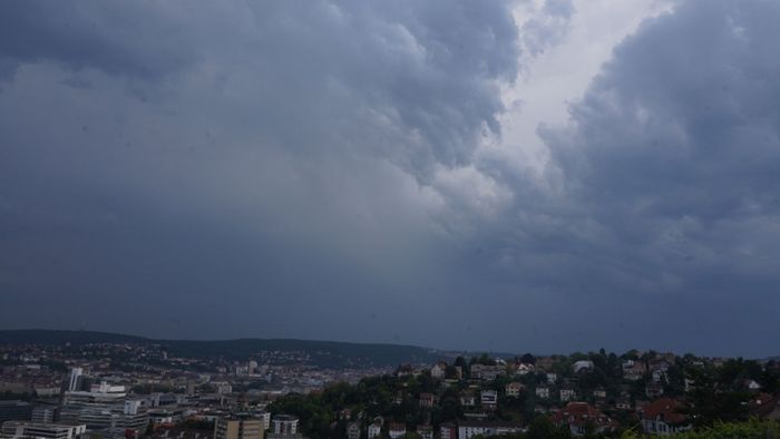 Schwere Gewitter mit Hagel in Stuttgart möglich