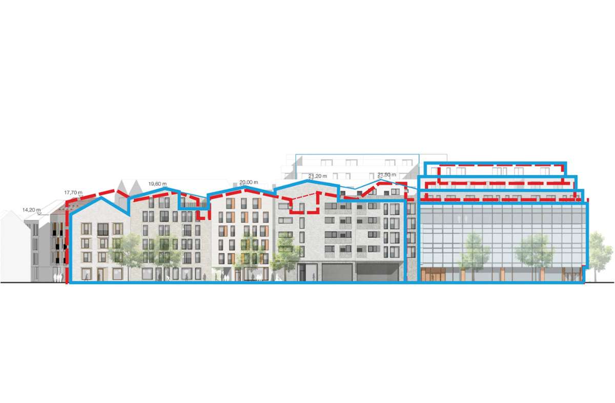 Bauvorhaben  auf dem Esslinger Karstadt-Parkplatz: Via-Planer korrigieren die  Höhenlinien