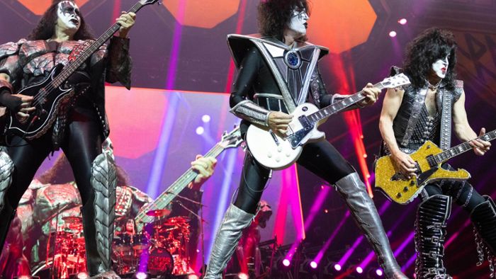 Kiss feiern letztes Deutschland-Konzert
