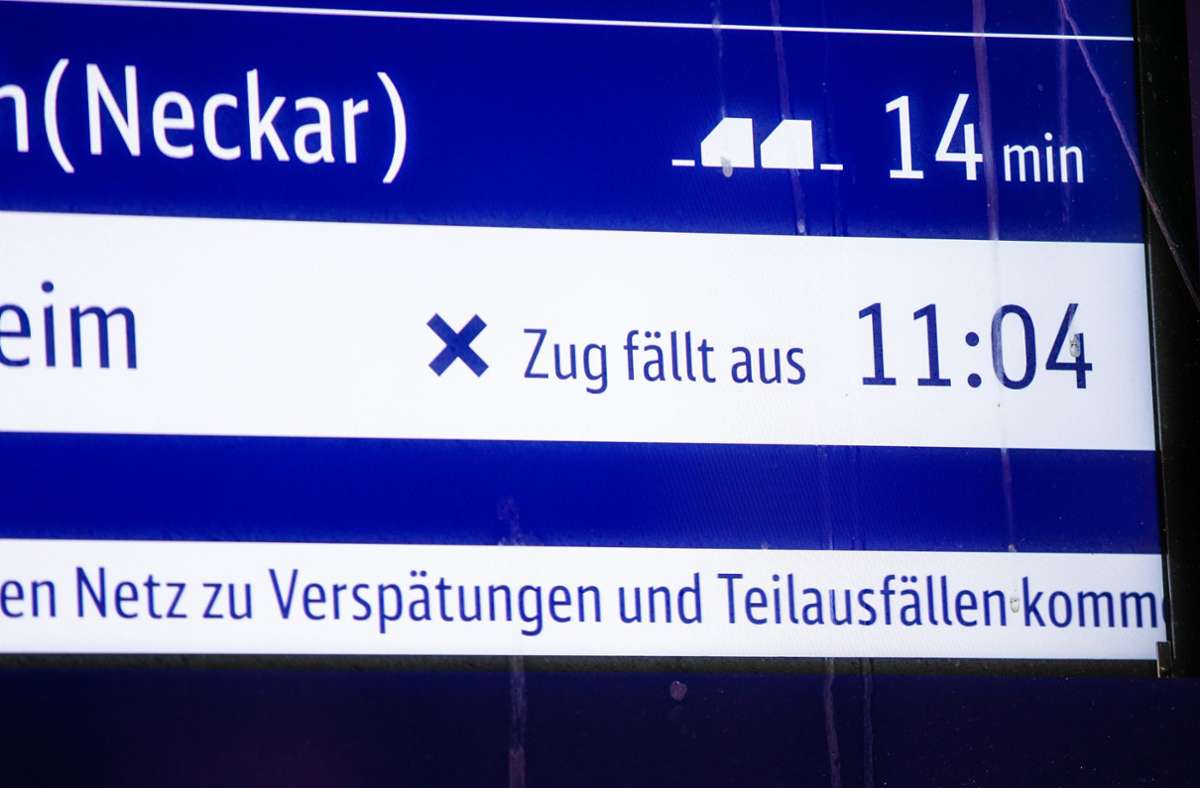 Bahnverkehr in der Region Stuttgart: Neue Zahlen belegen die S-Bahn-Krise