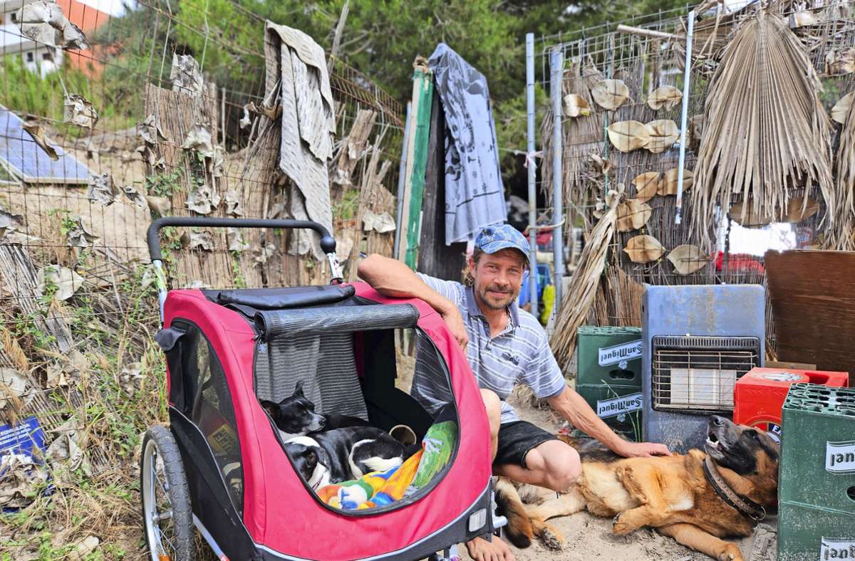Überlebenskünstler Jens in Palma de Mallorca: Böblinger  ist obdachlos im deutschen Urlaubsparadies