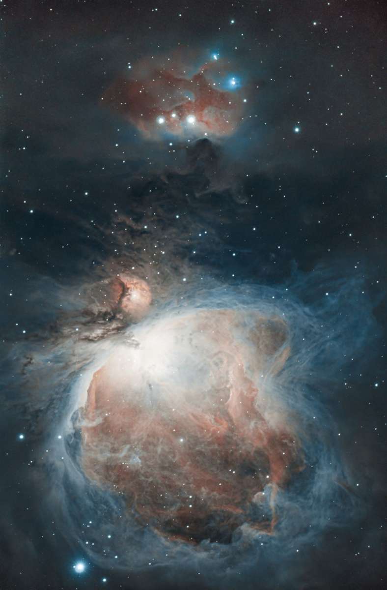 Ein weiterer Blick auf den Orionnebel.