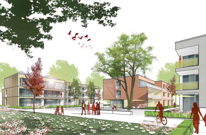 Investor für die Geschosswohnung  ist am Start: Zehn Häuser mit 120 Wohnungen im Neubaugebiet in Köngen