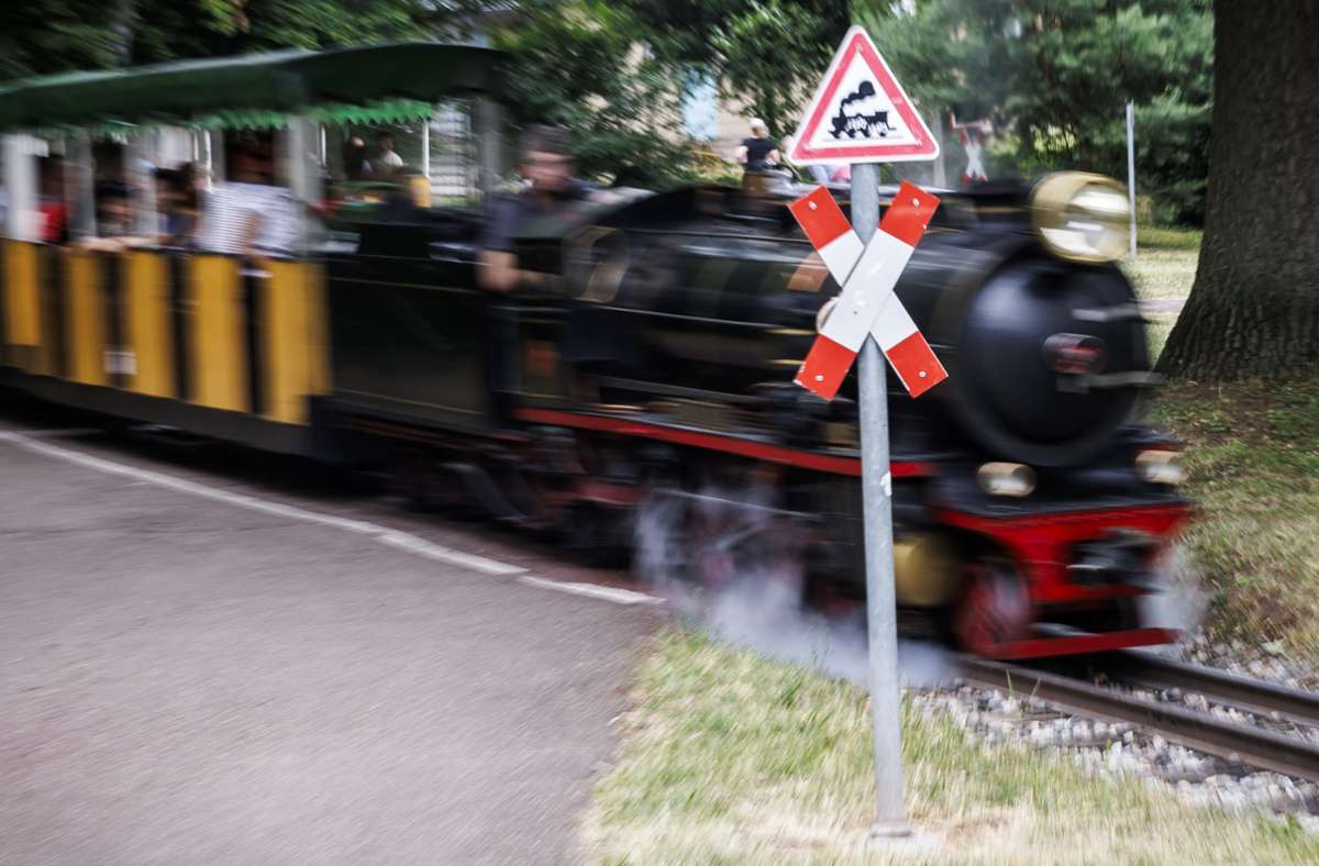 Höhenpark Killesberg: Das Dampflokfest lockte Eisenbahnfans nach Stuttgart.