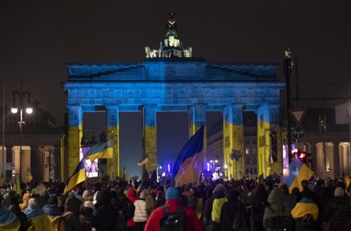 Tausende Menschen kamen in Berlin zusammen. Foto: dpa/Paul Zinken