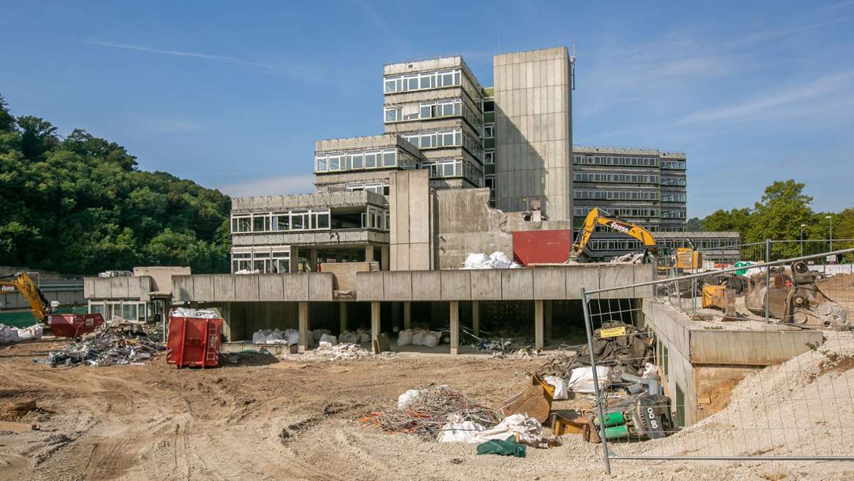 Landratsamt Esslingen: So läuft der Abriss