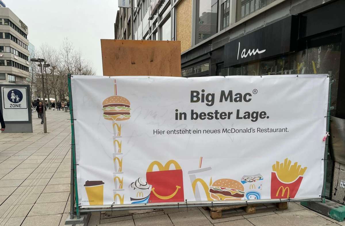 Neues Restaurant-Design für Obere Königstraße: McDonald’s will die „beste Lage von Stuttgart“ erobern