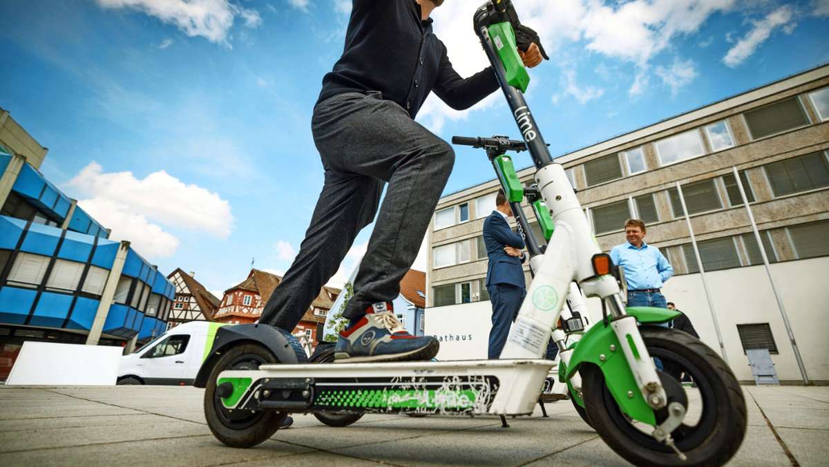 E-Roller in Waiblingen: Lästige Stolperfalle oder Mobilitätsgewinn?