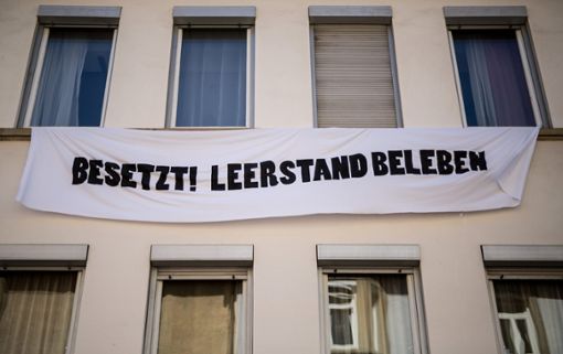 Der Eigentümer des Gebäudes im Stuttgarter Stadtteil Heslach hat eine Zwangsräumung beantragt. Foto: dpa - dpa