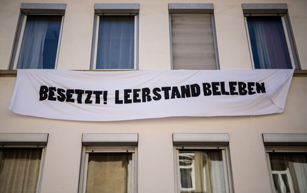 Der Eigentümer des Gebäudes im Stuttgarter Stadtteil Heslach hat eine Zwangsräumung beantragt. Foto: dpa - dpa