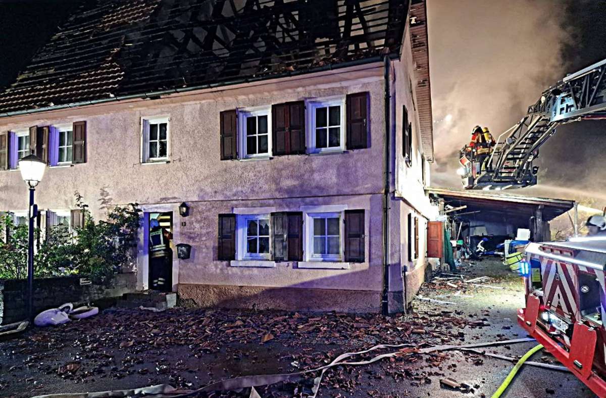 Landkreis Heilbronn: Millionenschaden bei Brand in Bad Friedrichshall
