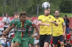 EZ-Fußballpokal: Der Ball und die Plochinger Spieler laufen