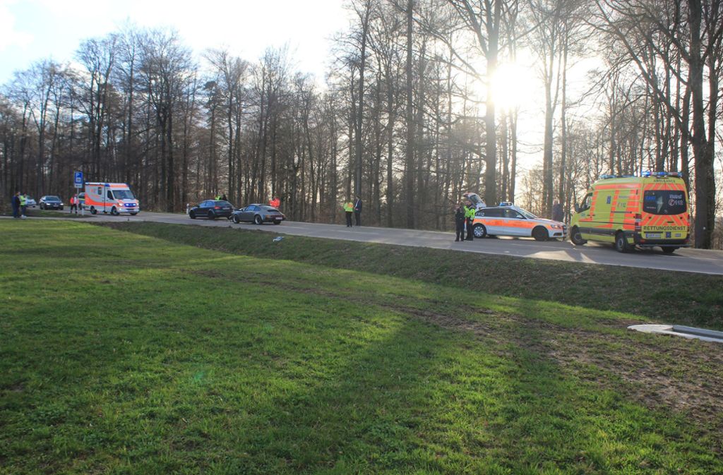 Unfall in Baltmannsweiler: Vier Verletzte nach Auffahrunfall