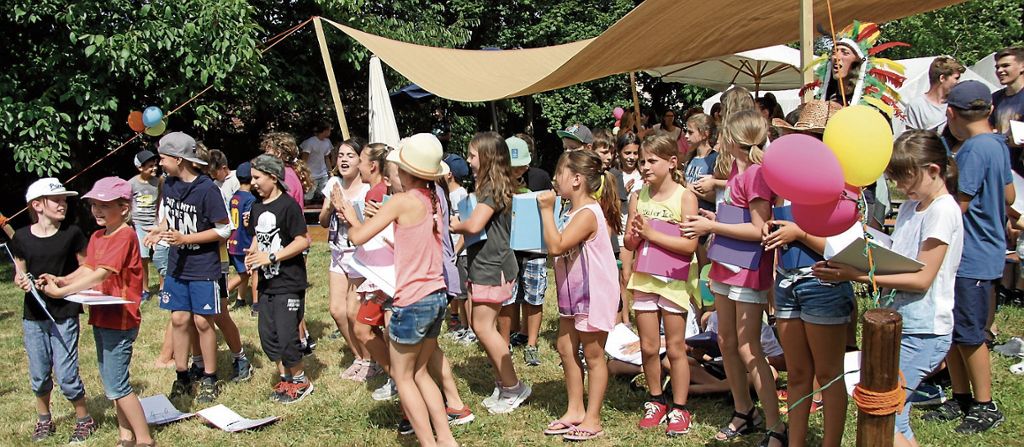 DEIZISAU: Kindercamp feiert seinen 20. Geburtstag mit großem Fest und viel Sport, Spiel und Spaß: Drei Tage lang Party im Pfarrwäldle