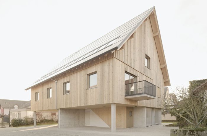 Wohnen bei Heilbronn: Ein außergewöhnliches   Haus mit Holz, Stroh und toller Aussicht