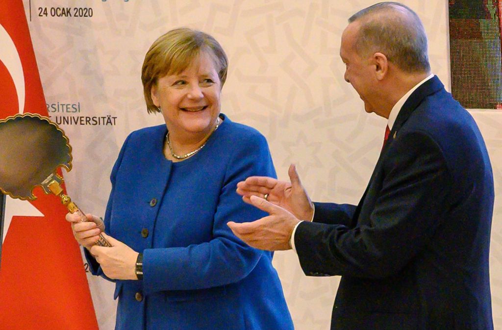 Angela Merkel besucht Türkei: Erdogan über Bundeskanzlerin: „Geschätzte Freundin“