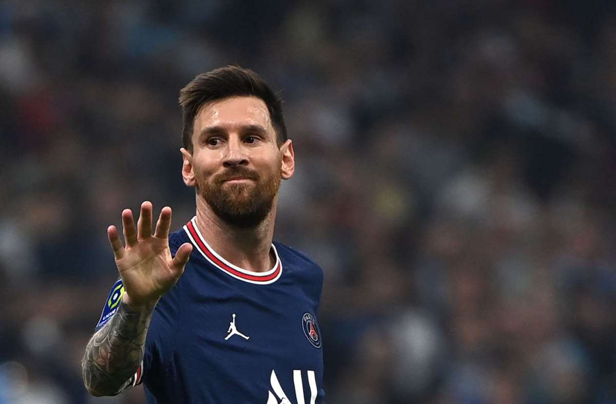 Wenig überraschend: Lionel Messi gehört zum Team of the Year. Foto: AFP/CHRISTOPHE SIMON