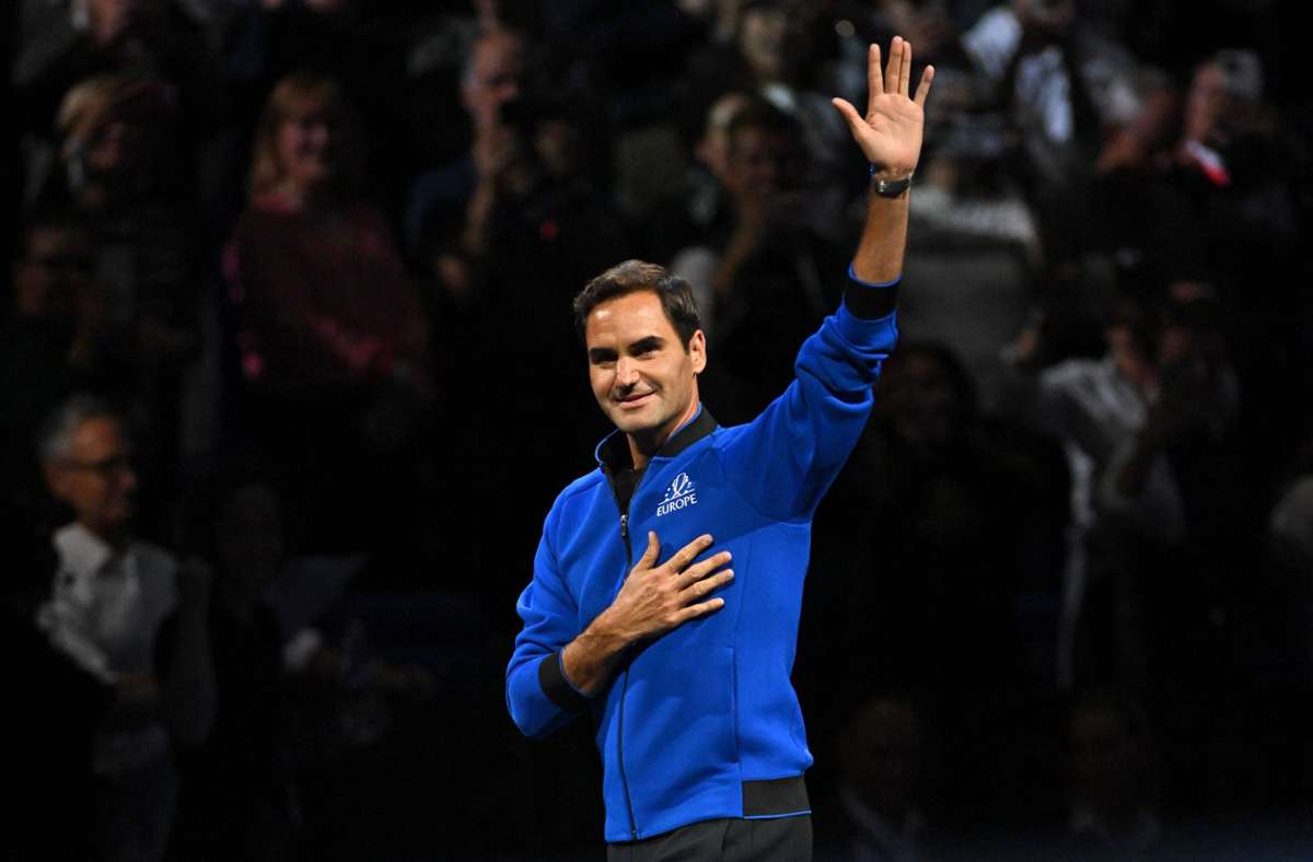 Roger Federer verabschiedete sich beim Laver Cup in London vom Tennissport.