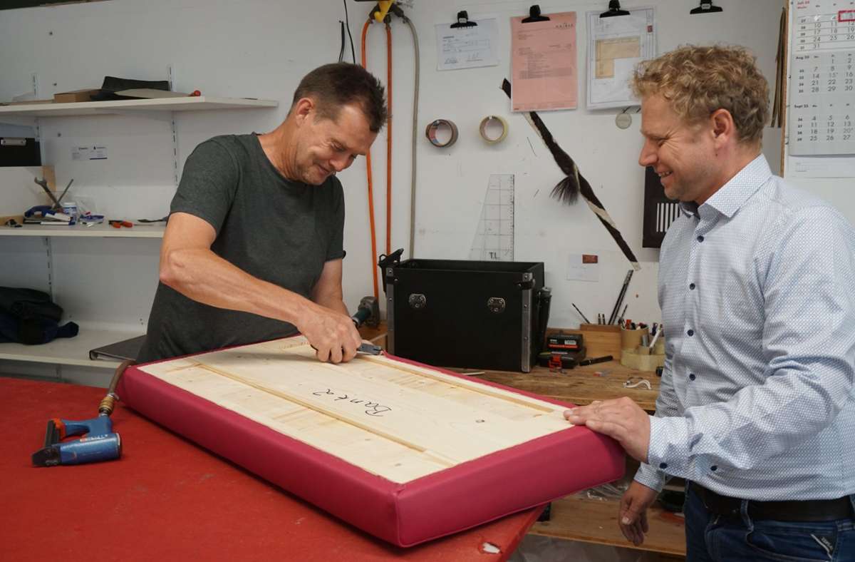 Holzmadener Möbelhersteller Haible: Der Chef liegt nicht nur für Staatsmänner probe