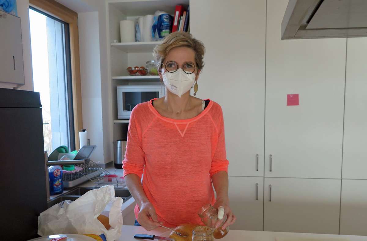 Hospiz Esslingen: Martina Fricker kümmert sich  ums Essen
