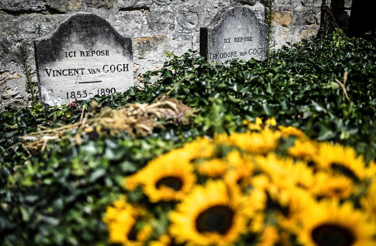 Auf dem Friedhof von Auvers-sur-Oise liegen Vincent van Gogh und sein Bruder Theo.