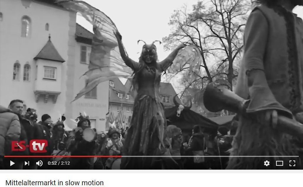 Video mit den schönsten Momenten aus Esslingen: Mittelaltermarkt in Zeitlupe