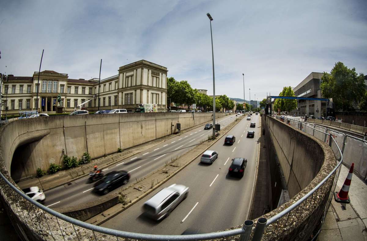 Architektenwettbewerb in Stuttgart: B 14 soll „normale Stadtstraße“ ohne Tunnel werden