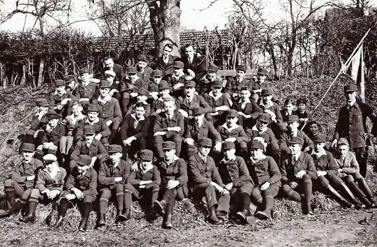 Eine feste Säule des CVJM: 1911 startete die Pfadfinderarbeit und  fand gleich großen Anklang bei den Schülerbibelkreisen.  Das Foto zeigt eine Gruppe im Jahr 1922.